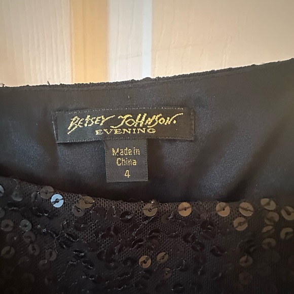 Vintage Betsy Johnson Evening sequin flapper dress - Picture 3 of 4